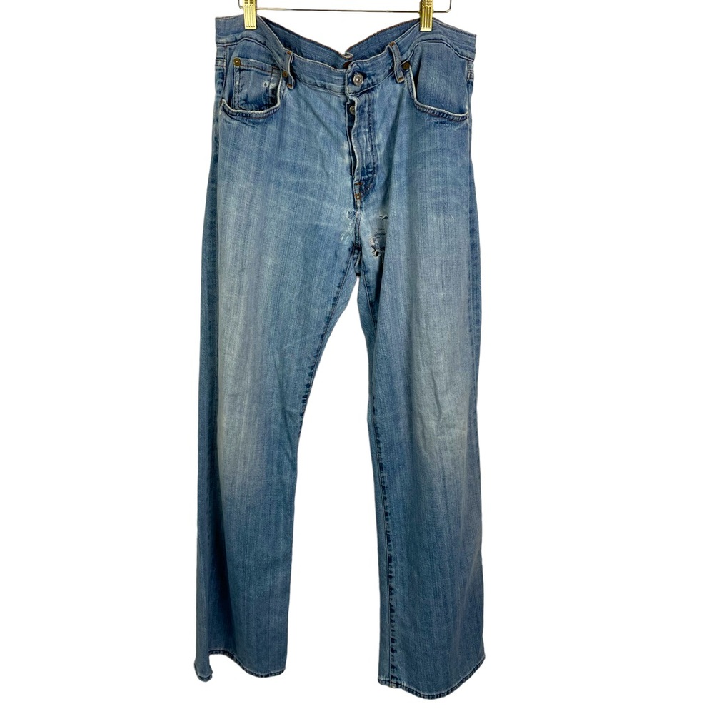 7 For All Mankind Distressed Denim Jean Size 36